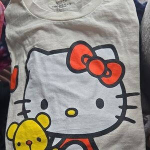 Hello Kitty Kids Tee - White and Red
